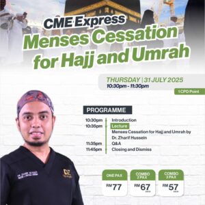 Menses Cessation for Hajj/Umrah